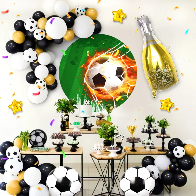 TLX 11 Years Football Sports Themed Decorations Championship Latex Foil Party Balloons Arch Kit Balloon Birthday Decorations