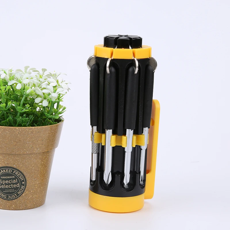 
8In1 Multi-Purpose Screwdrivers set Phillips Hexagon Screwdriver Bit Security Bit Set with flashlight 