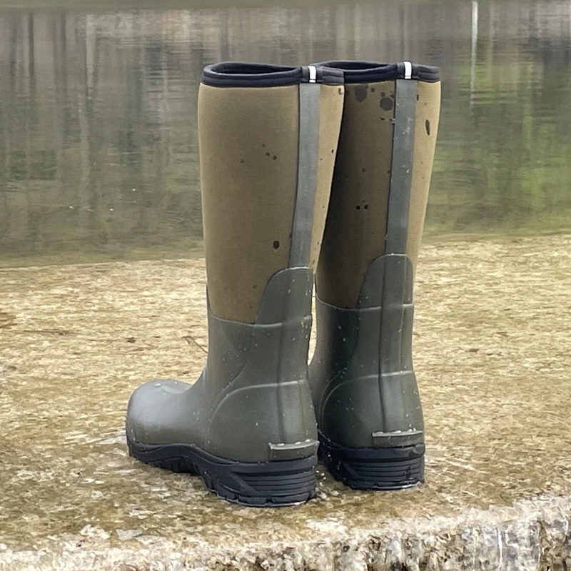 
solid color 5mm neoprene waterproof wellington rubber light weight hunting boots wading boots 