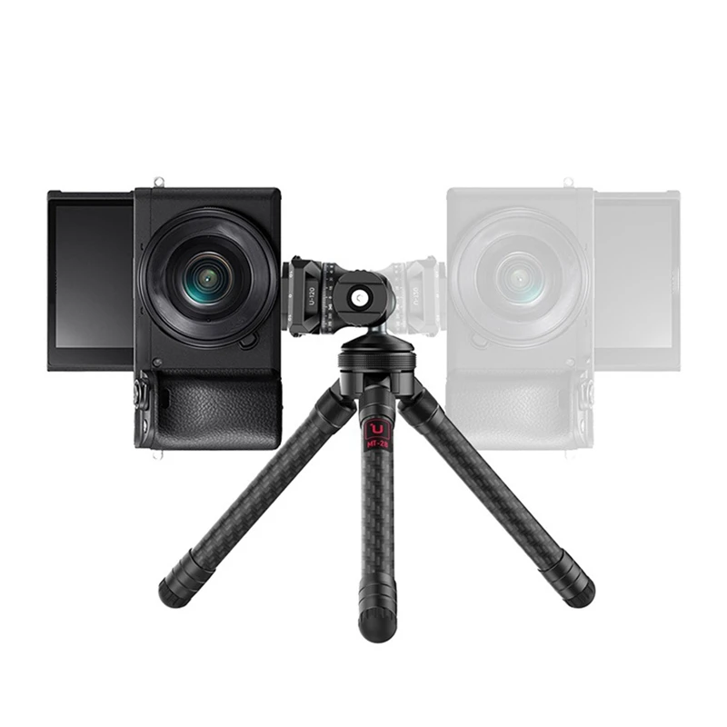 Ulanzi U-120 Upside Down Pan Ball Head, Metal Durable Rotating Panoramic Tripod Ball Head for Camera Accessories