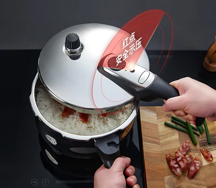 BODEUX 304 stainless steel explosion-proof household pressure cooker stoves have general