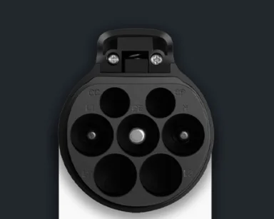 UE AC CCS Type 2 charging gun cable 3.5meters three phase 32A 380Vac IP55 EV charging station