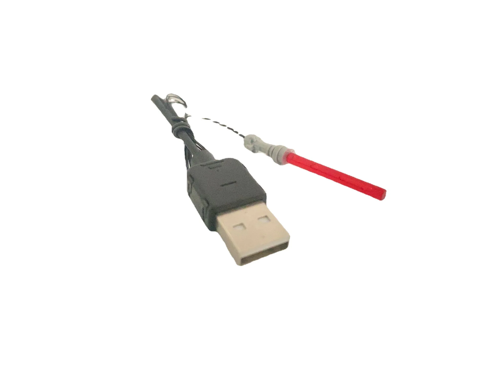Маленький строительный блок аксессуары usb светодиодный световой меч семь цветов строительные блоки