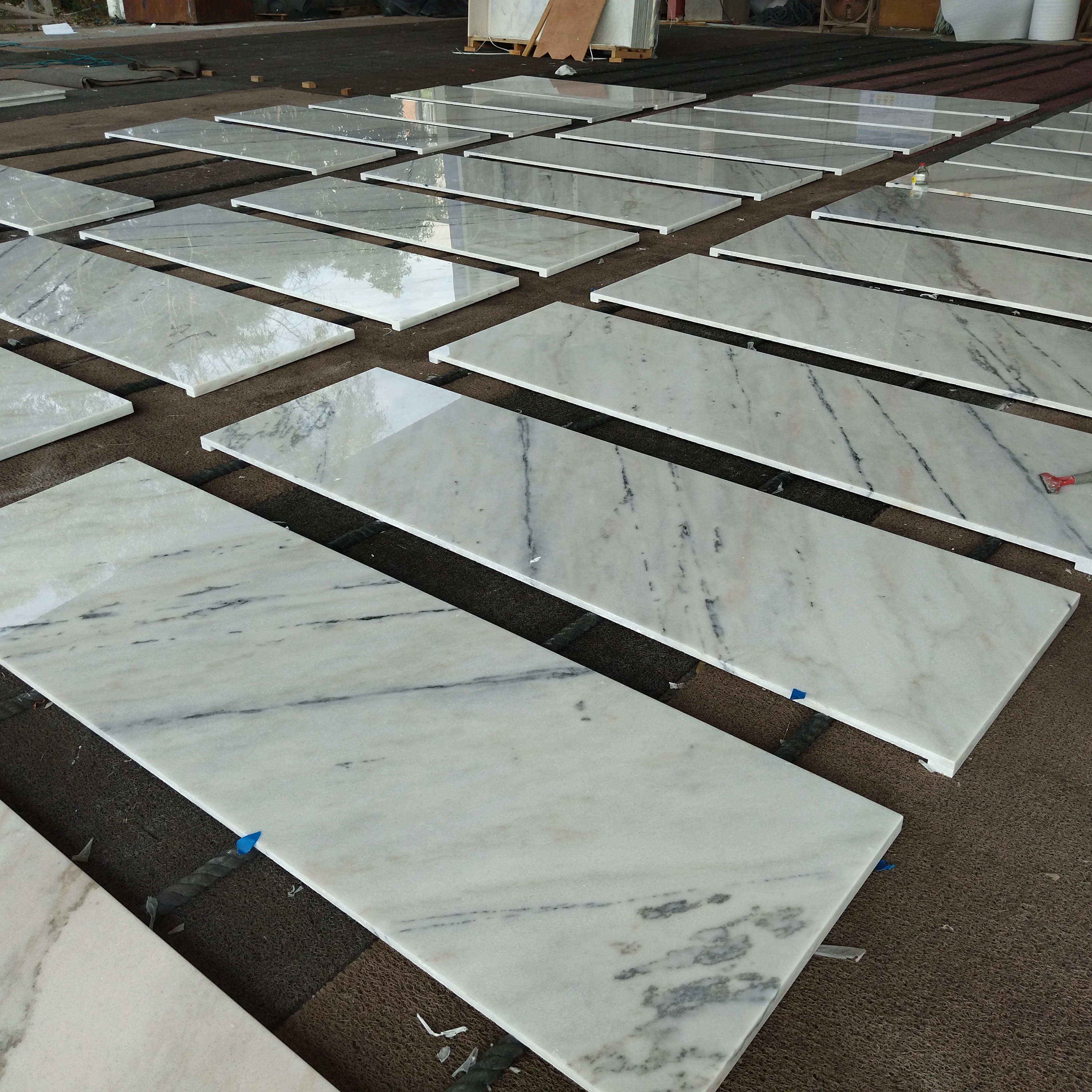 Factory Price Nature White Marble China Guangxi White Marble for Kitchen Countertop Coffee Table