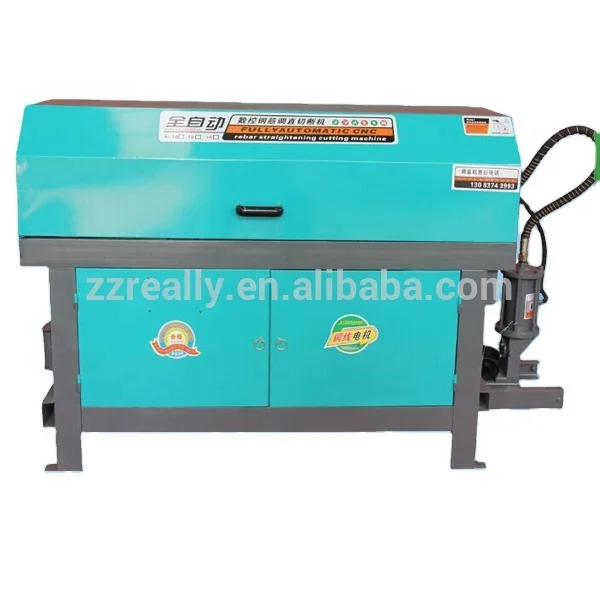 OEM Multipurpose round and deformed steel bar straightening and cutting machine