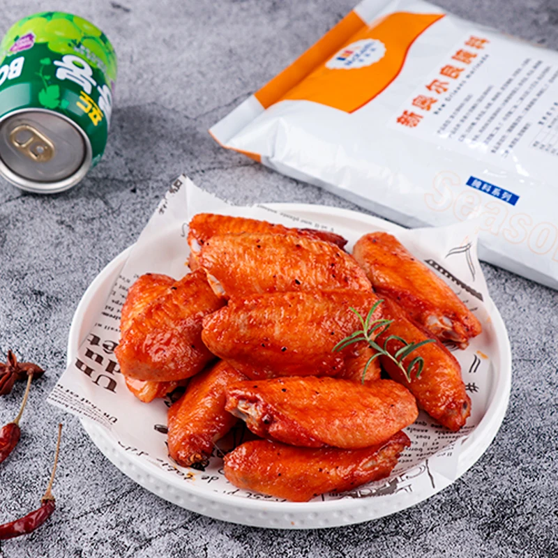 Wholesale 1 Kg New Orleans Flavor Marinade Powder HACCP ISO QS Provide Free Sample Brown And Yellow Color Seasoning Korean Style