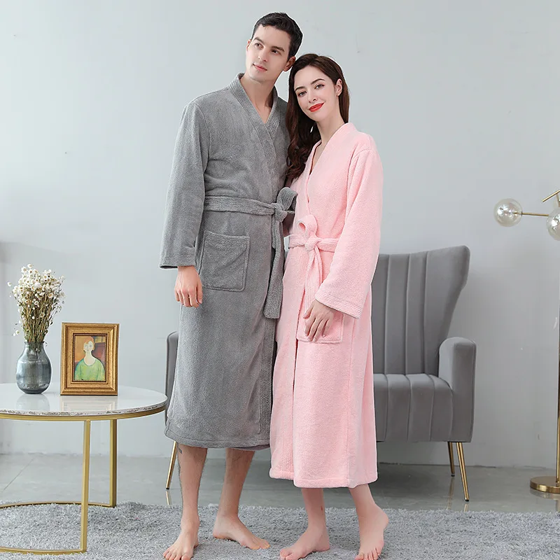Зимняя Пижама Kingcason 2021 женская одежда для сна фланелевый флисовый халат