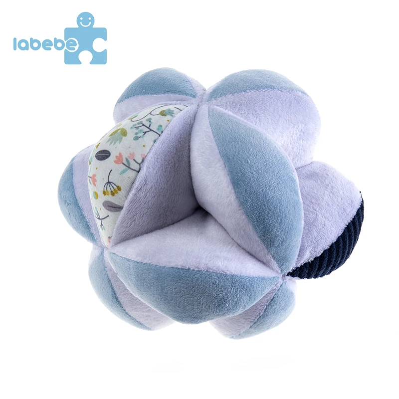 Manufacturer Direct Sale Eco-friendly Baby Infant Plush Stress Soft Fabric Activity Ball Plush Balls