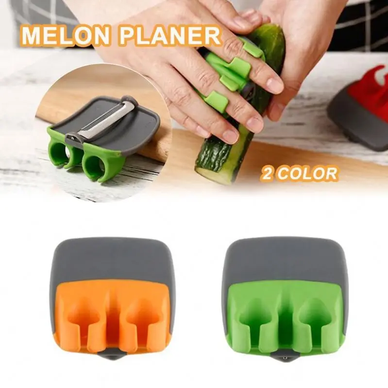 Лидер продаж на Amazon, 2020 Защитная ручная Овощечистка, устройство для чистки фруктов с двумя пальцами, Кухонное защитное устройство для резки овощей