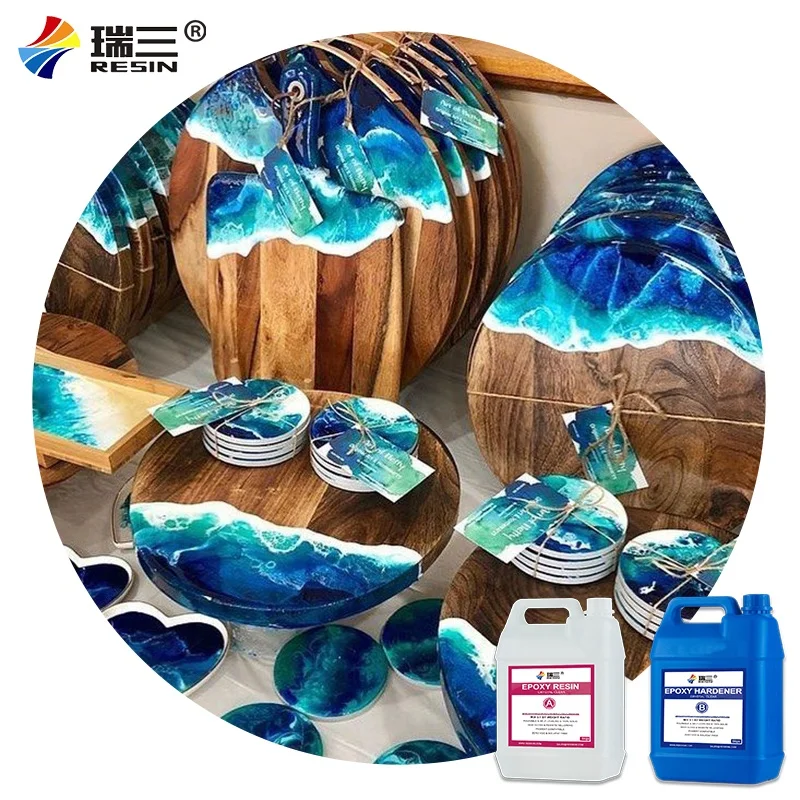 High quality 2:1 epoxy resin production plant epoxy resin for floors wholesale Art Casting Resin and Hardener Hard