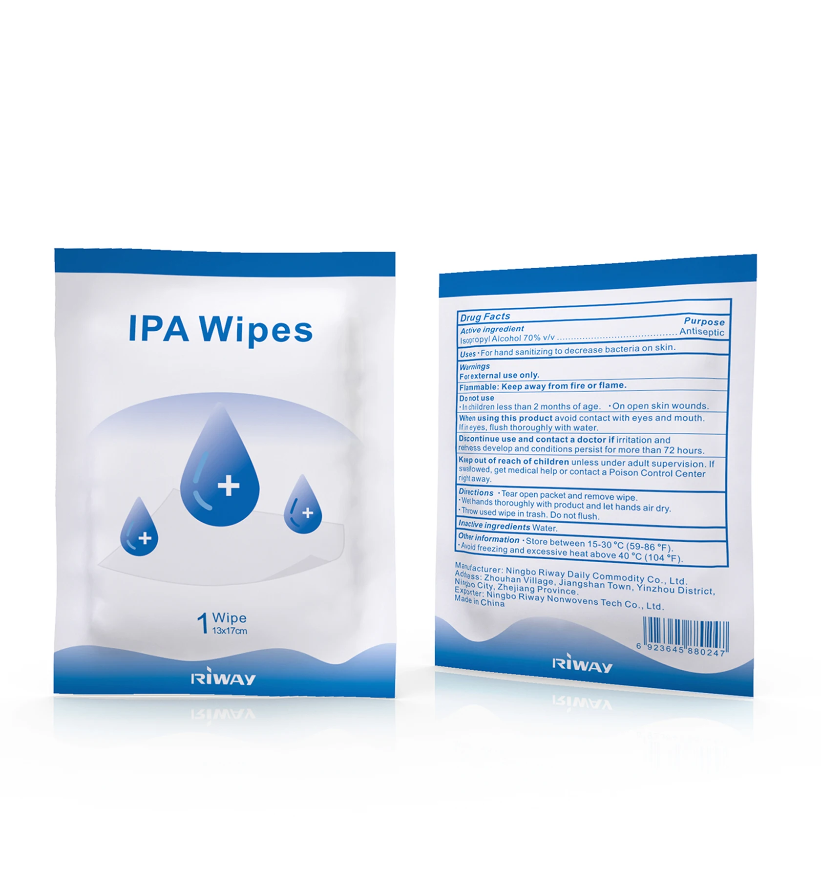 70% Isopropyl Alcohol Wipes Disposable Non-woven Wipes Disinfecting Antibacterial Wipes