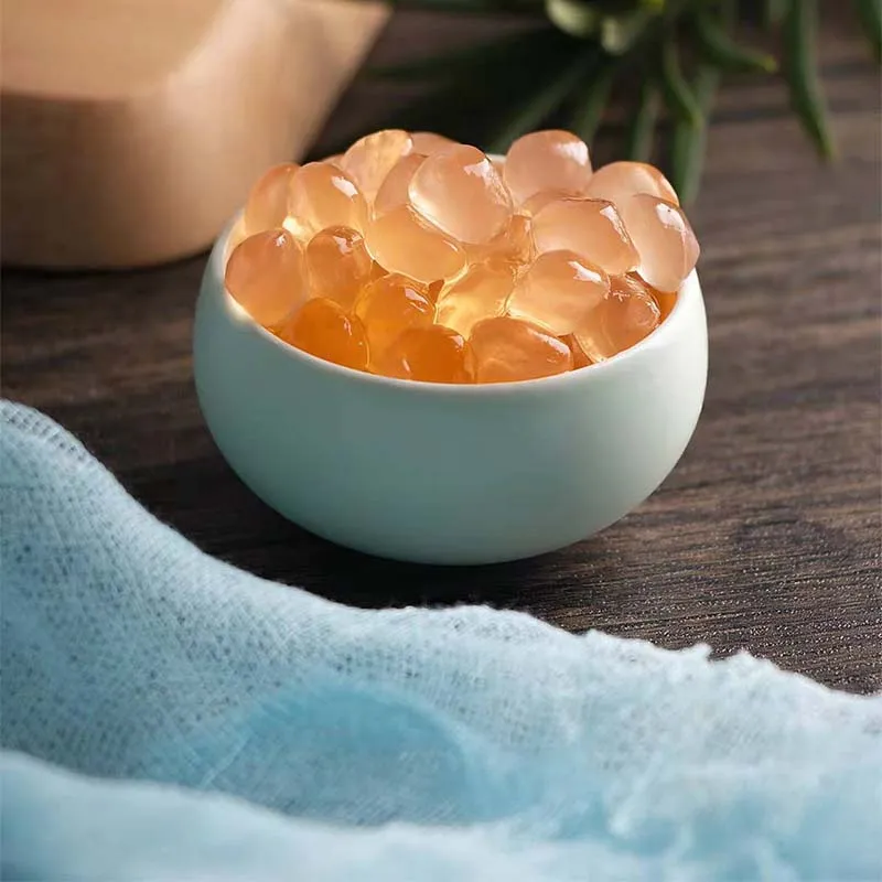 Instant popping boba fruit flavored popping boba for cold drink