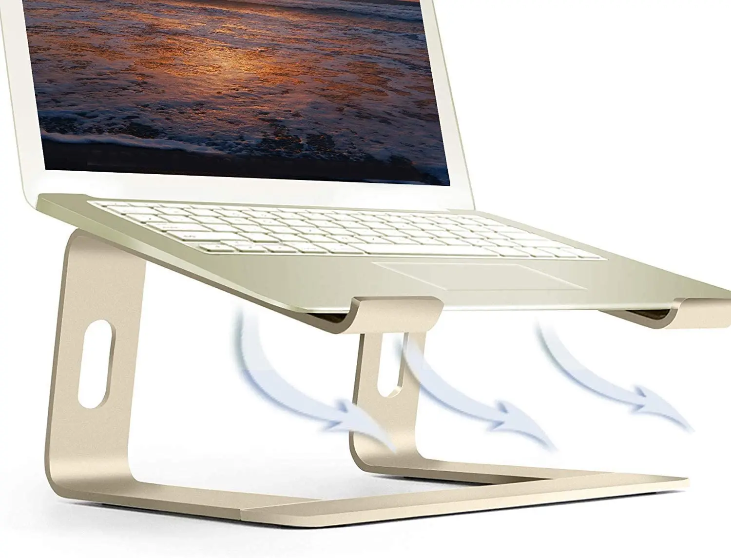  Computer desk laptop stand anti-slip Detachable Laptop Stand Compatible with 10-15.6 In Laptops
