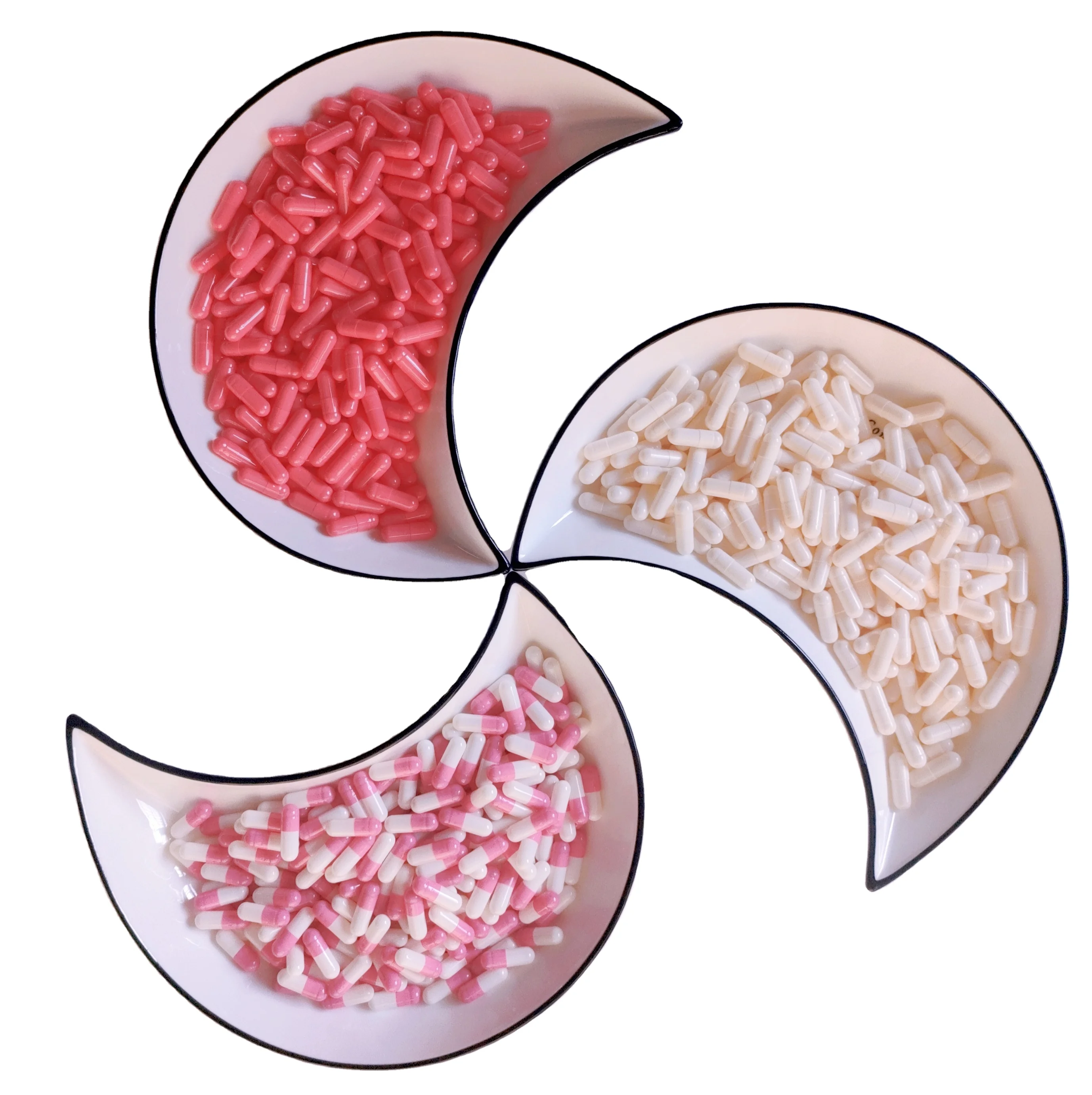 Capsulcn Capsules Wholesale Bulk Empty Hard Gelatin Size 00 Customized Status Vegetarian  Color Printing Material Raw