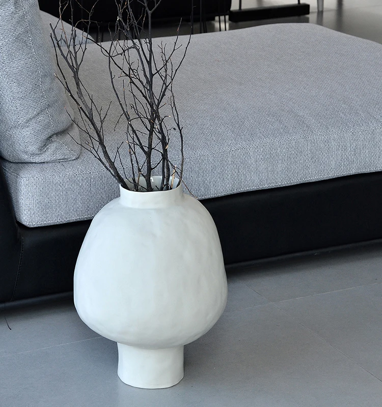 2023 new design custom nordic home decor hotel wedding white vases