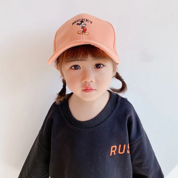 KS7637 Active kids sun cap mickey baseball cap different colors