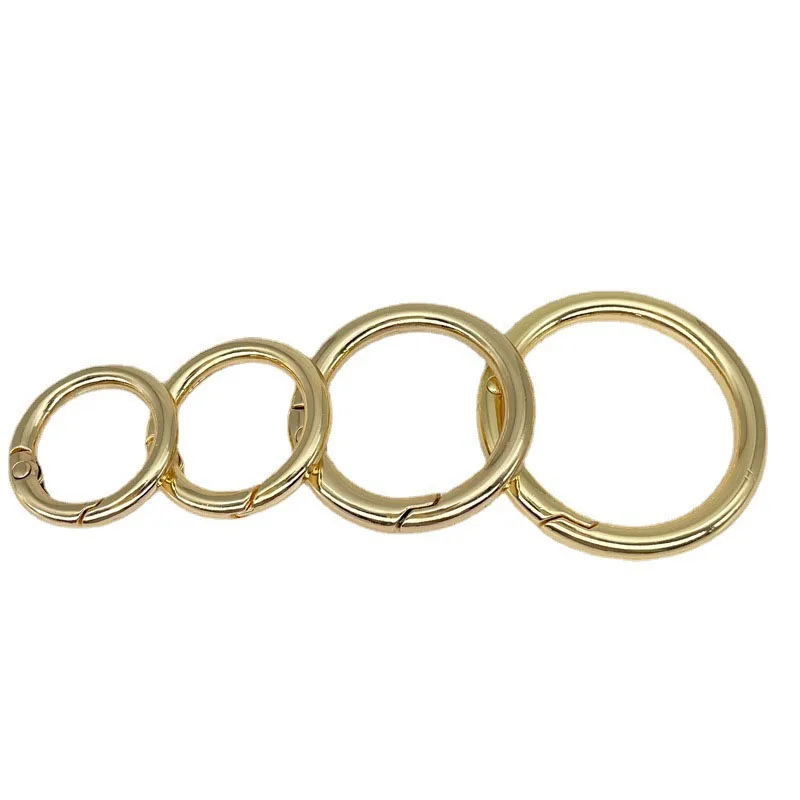 10-60mm Hardware Accessories Zinc Alloy Suspenders Shoes Hat Round Buckle DIY Luggage Handbag Zinc Alloy O Ring