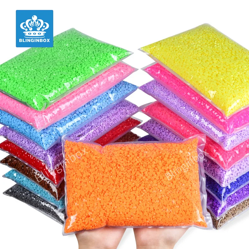 2mm-6mm Factory Wholesale Jelly Non Hotfix Rhinestone In Bulk Package AB colors FlatBack Resin Rhinestone For Garment Decoration