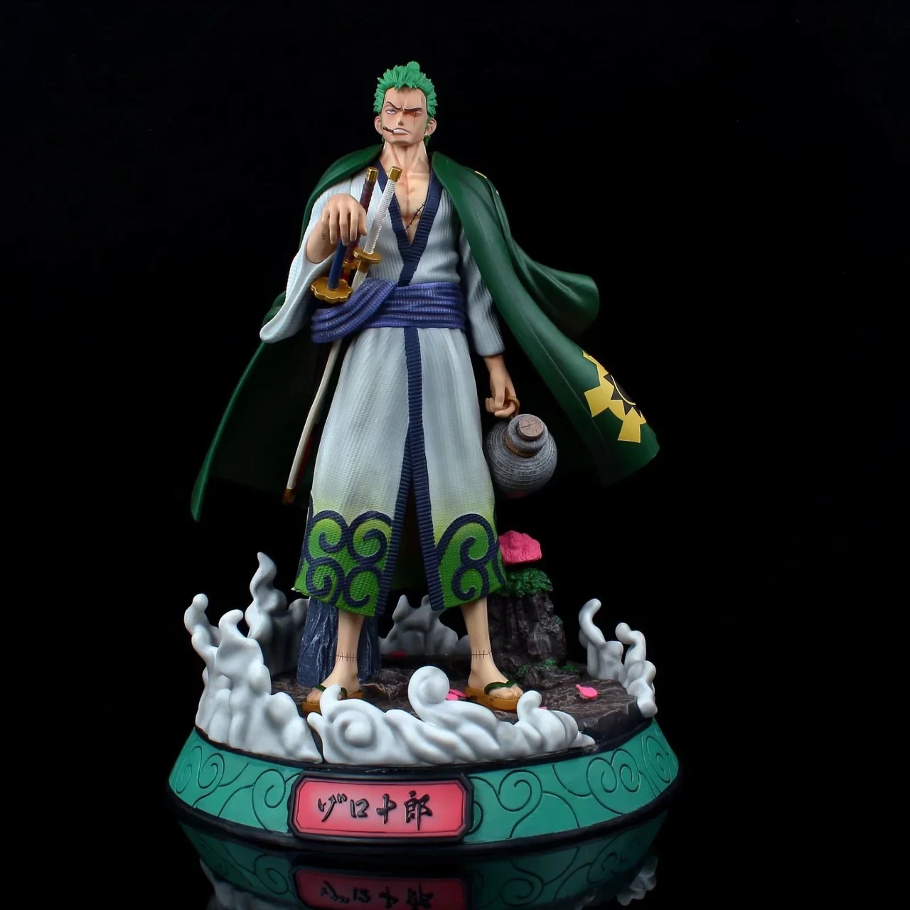38 CM Anime One Piece Zoro Figure Roronoa Zoro Action Figure New world Roronoa Zoro Collectible Toys PVC Figure Kids Gifts