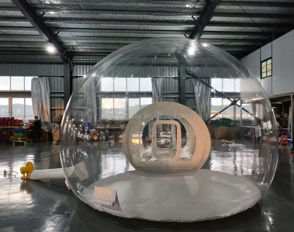 dome igloo PVC hotel outside globe clear single tunnel outdoor camping transparent inflatable party tents bubble house