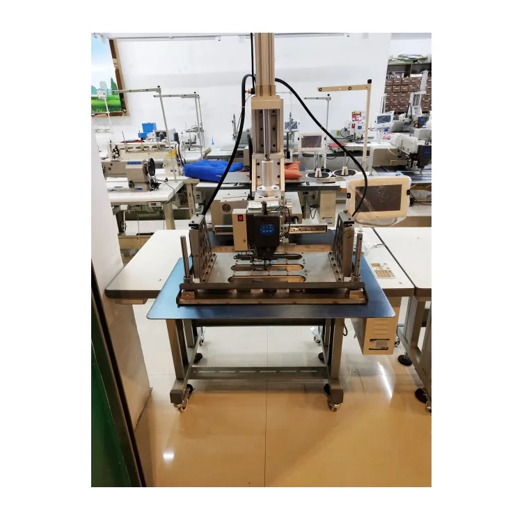 Fully automatic Left Hand carpet Sewing Machine double side stitch ground mat cushion multi needle machine