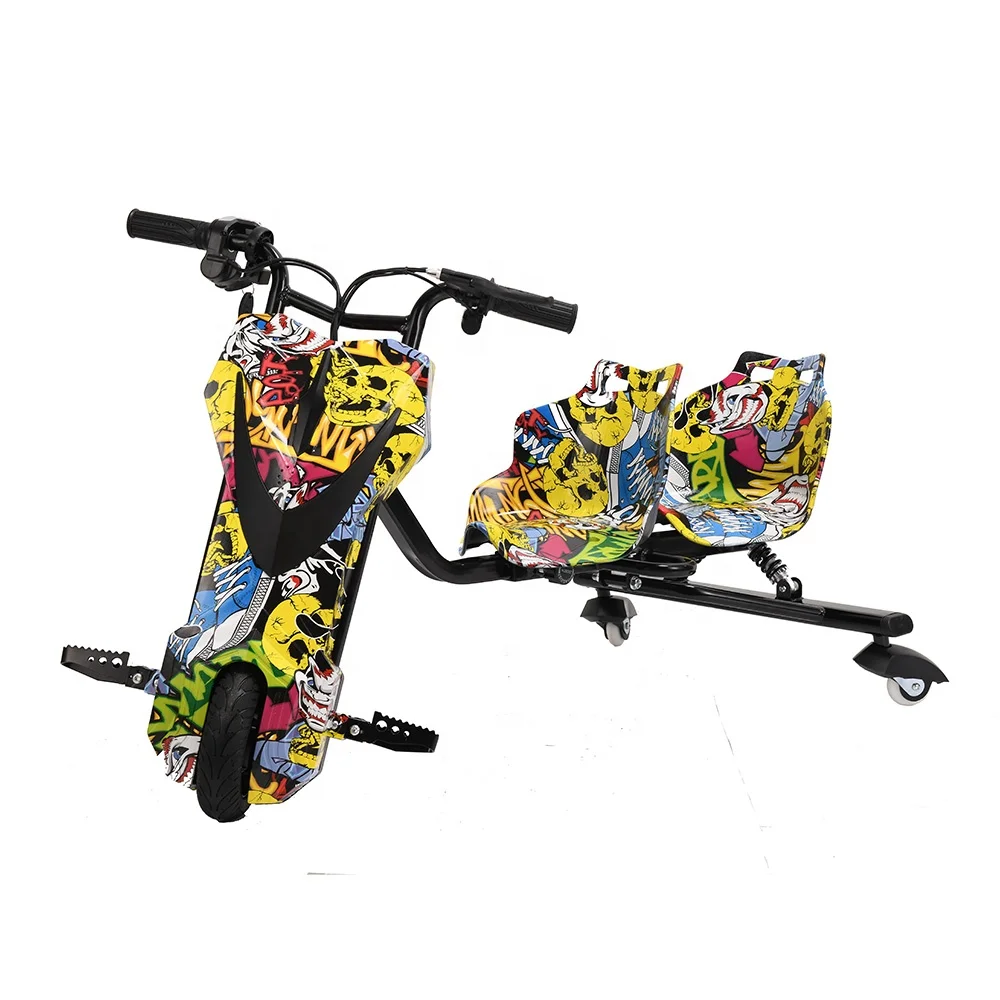 Two Kids Drift Trike 36V 250W Electric Kids Drift Scooter Two Seats