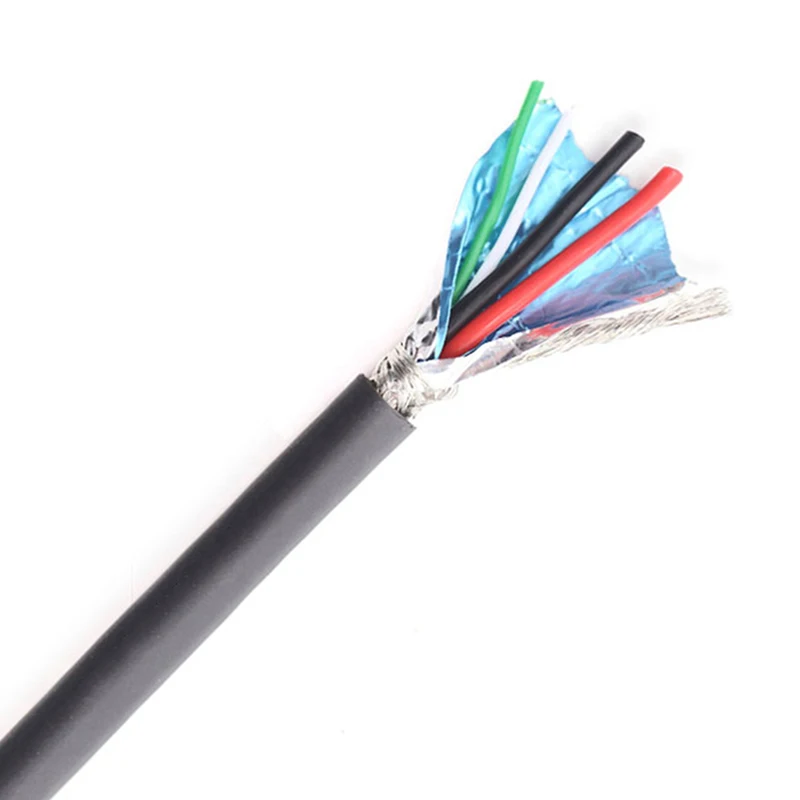 Изготовленный на заказ usb кабель провод UL 2725 28 AWG 4 ядро электронного iccopper кабель