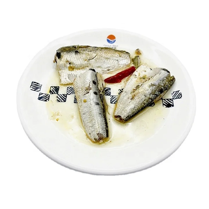 Canned fish canned sardine with Spicy vegetable oil private label
