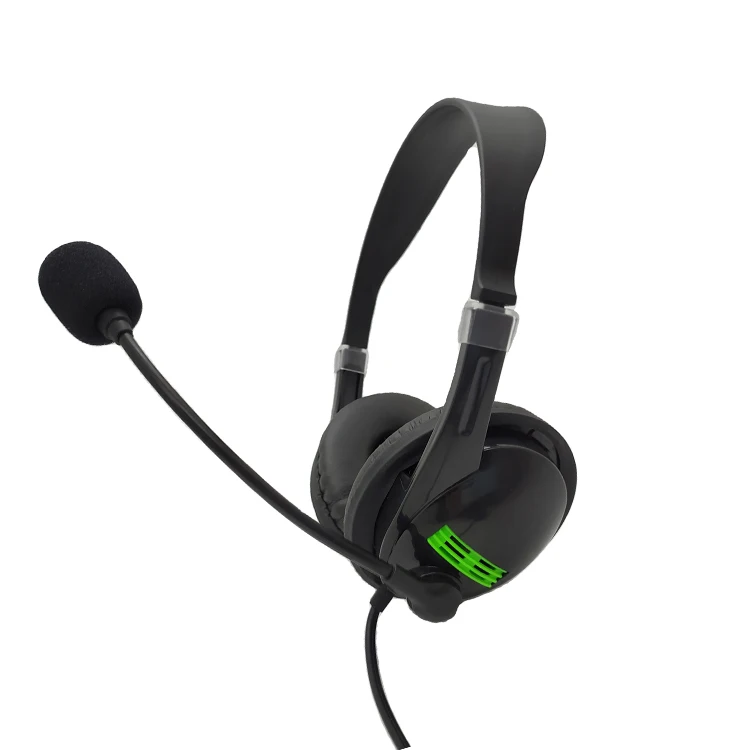 
 Headband Wired Headset with Microphone Low Price PC Headphone for Promotion On-Ear Wired Headsets  