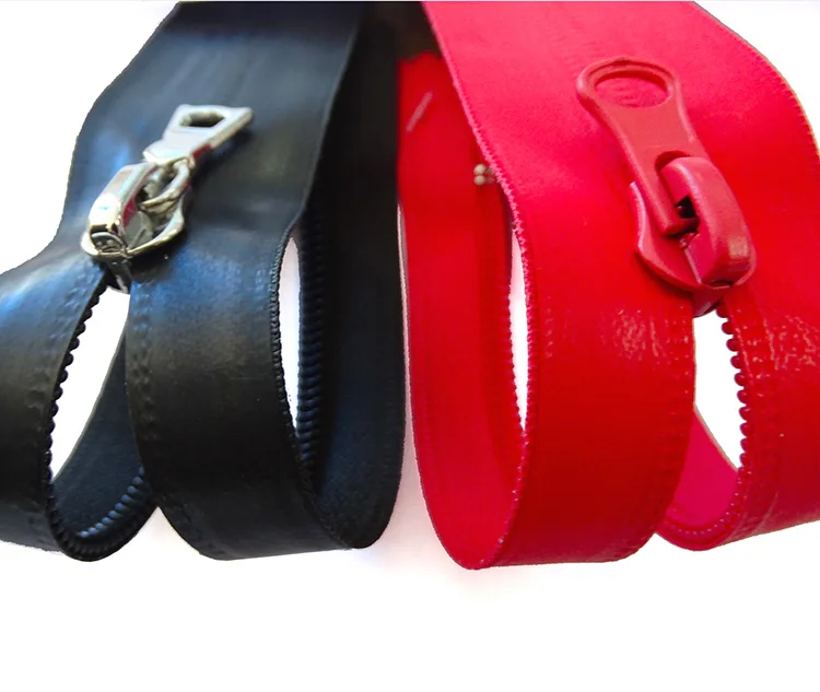 Fashion 5GG invisible custom brand logo nylon zipper bulk coil reverse waterproof nylon zipper for garment clothing