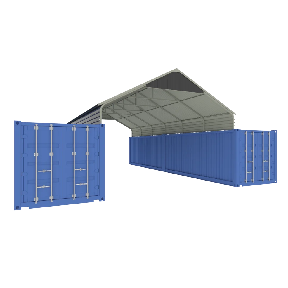 SGC2140-H320 Steel structure metal shipping container shed for outdoor use