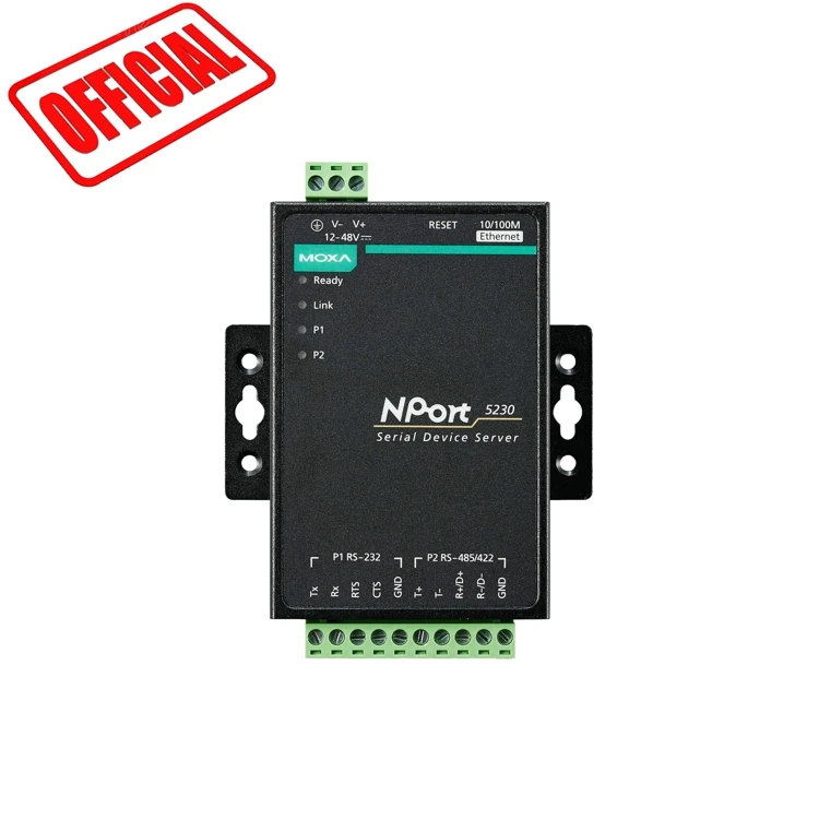 MOXA NPort 5200 серия 5210 общий серверный устройство для rs 232 ethernet конвертер оригинальный официальный