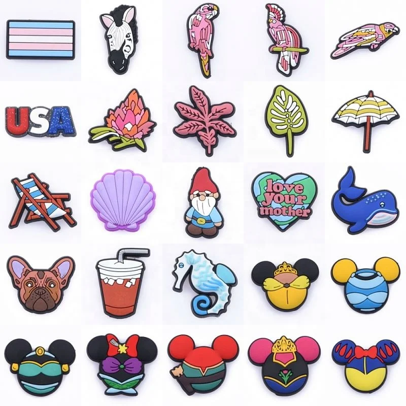 Cocomelon JOJO Chick-fil-A file a designs доступные рекламные подвески из мягкого ПВХ croc для украшения обуви рождественский