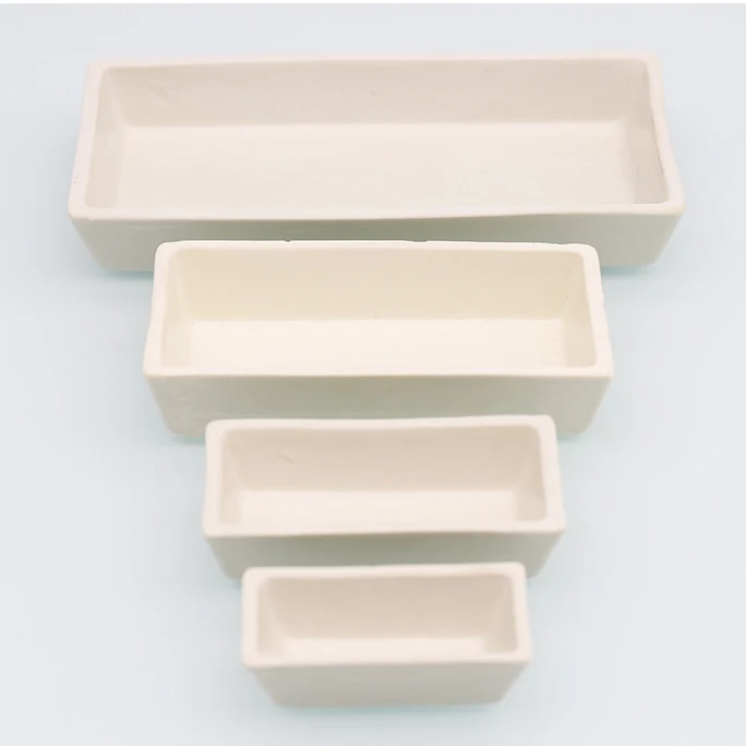 SE12156 Laboratory Porcelain Boat/Ark Combustion Boat Porcelain Captain Ark Ash Pan Porcelain Crucible