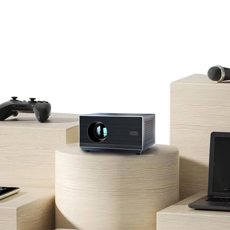 4K LED LCD Full HD Portable Video Home Theater Android Smart Projector - New Trend 1080P Full HD Cube Projector 1080P