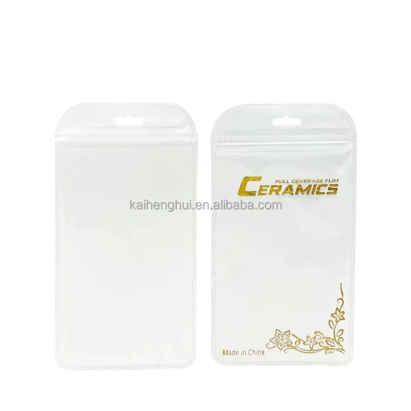 21D Full Glue Tempered Glass bag packing