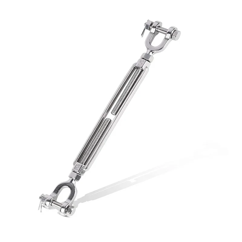 American standard stainless steel jaw and jaw turnbuckle end 3/8 for wire rope cable