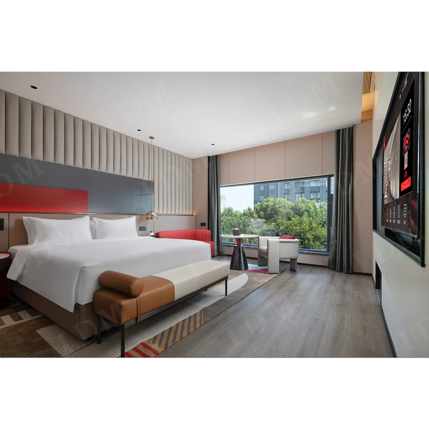 IDM Modern hotel furniture comfort inn and suites hotel furniture 5 star bedroom sets