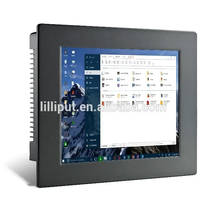 Lilliput PC1201 high quality IP65 rating 12 inch industrial rugged tablet panel pc with 4:3 Aspect Ratio