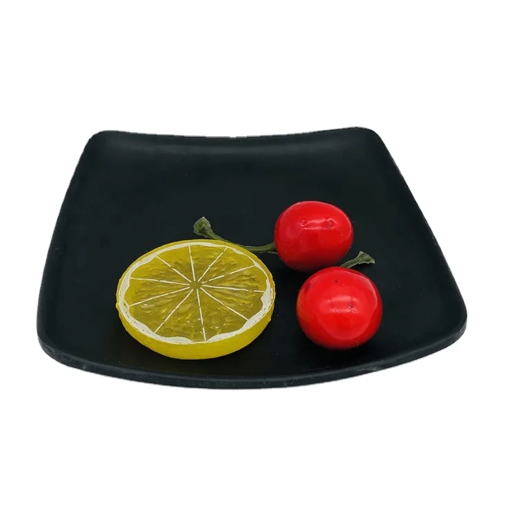 
Trade assurance ceramics black plastic dinner plates 