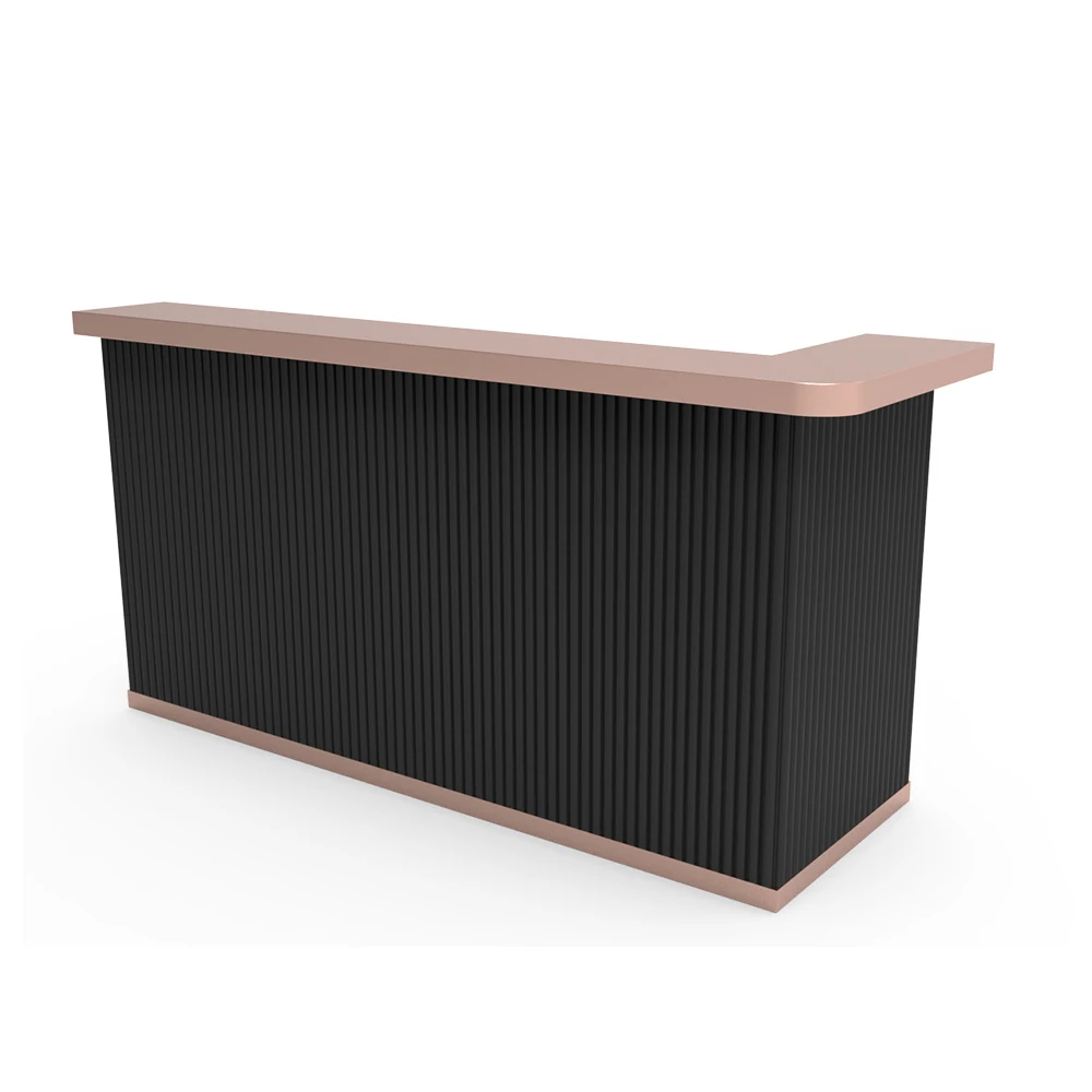 Classic stainless steel portable cocktail station beverage movable bar