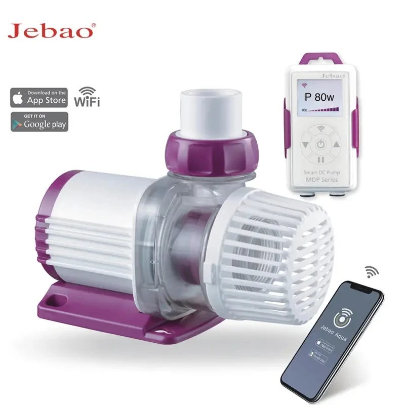Jebao/Jecod MDP серии WiFi управление приложением Smart DC аквариум обратный насос с ЖК-дисплеем контроллер