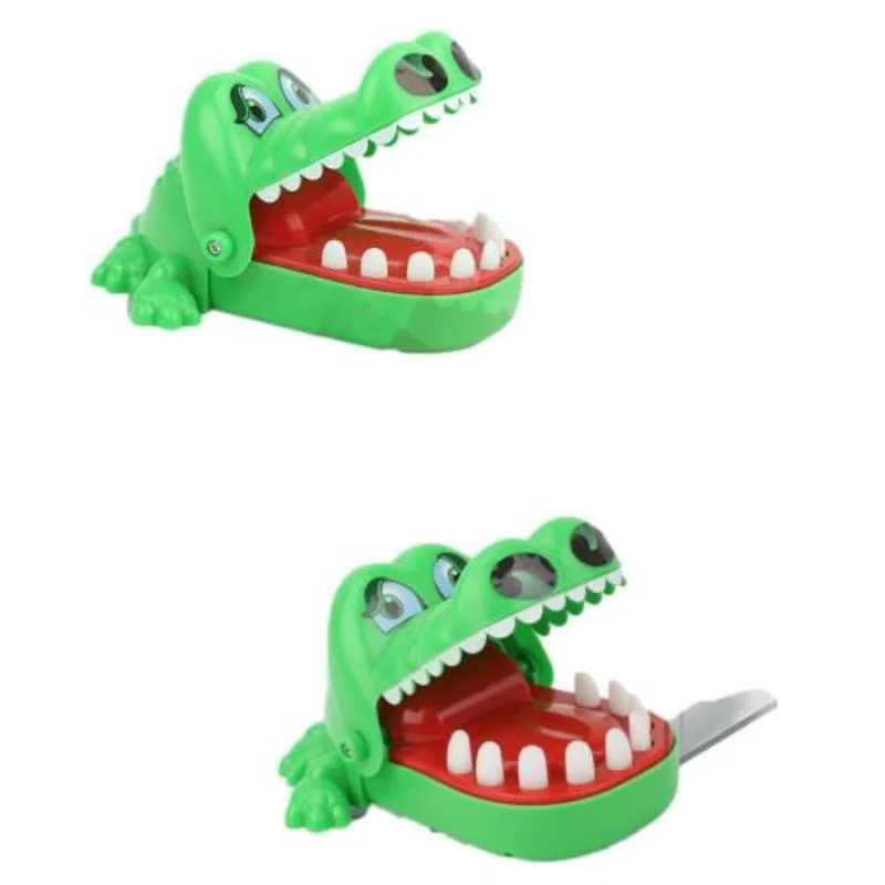 Wholesale 2pcs Crocodile Teeth Alligator Biting Finger Dentist Games Party Children Game Gags Practical Jokes Toys