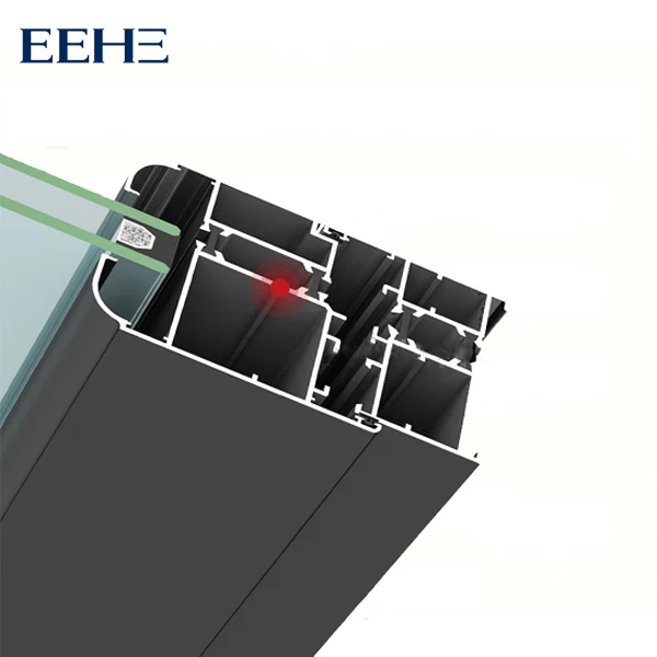 
modern aluminium frame glass doors for bathrooms 