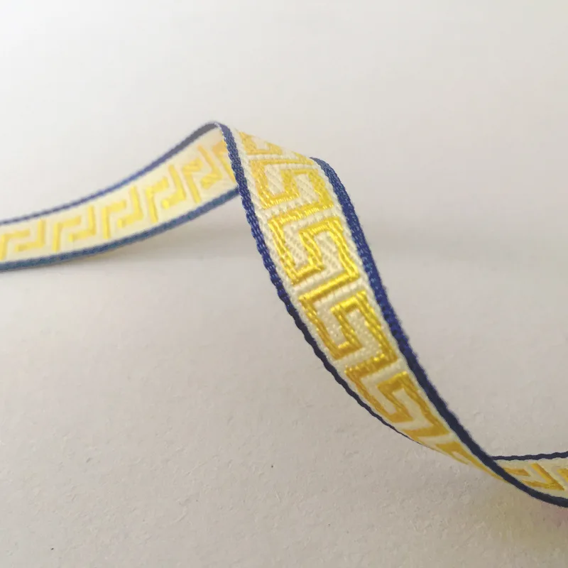 1cm  newest selling woven custom jacquard webbing strap sustainable manufacturer