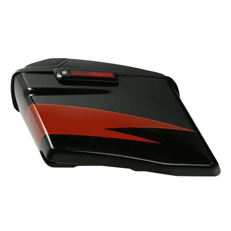 Седельные сумки HR3 90303002 подходят для CVO Street Glide 17 Sunburst Orange Starfire Black