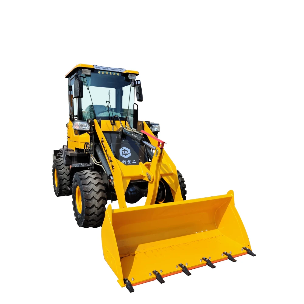 China Mini Loader Front End Compact Wheel Loader 400Kg 600Kg 1000Kg Loading Capactiry Loader For Sale
