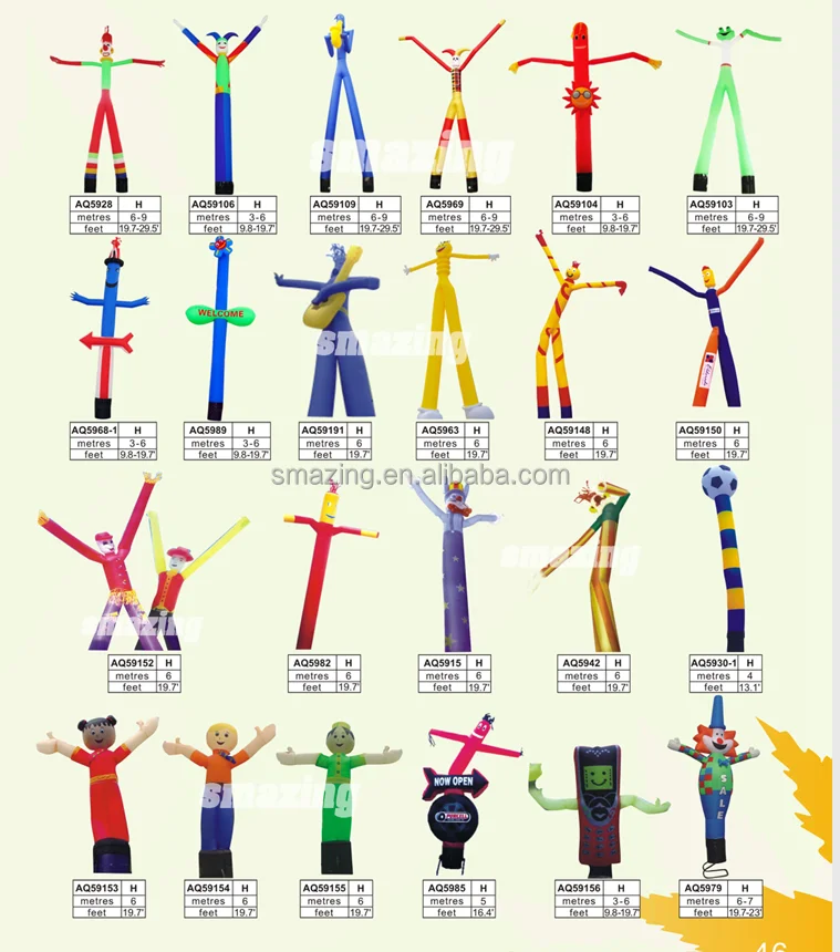 bailarines inflables Customized waving sky dancers inflatables for advertising