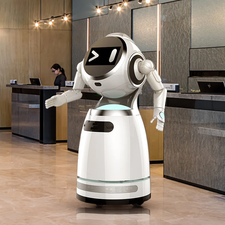 ELUEYES AI Commercial Inquiry Explanation Welcome Humanoid Robotics Receptionist Automatic Greeting Smart Reception Robot