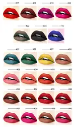 Velvet liquid matte lipstick Wholesale make your own brand makeup private label liquid lipstick